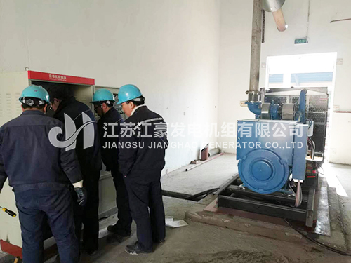 江西養殖場(chǎng)一臺500KW玉柴配恒聲機組調試現場(chǎng)