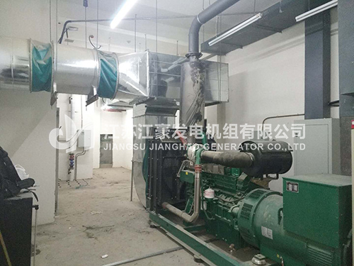 遼寧加工一臺400KW玉柴配上海斯坦福機組調試現場(chǎng)